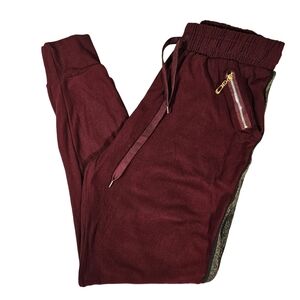 Spark Dark Burgendy Joggers, L/XL